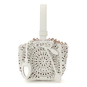 Alaia Lux Calfskin Vienne Rose-Marie 19 #187384A11B